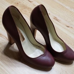 Rupert Sanderson Burgundy pumps